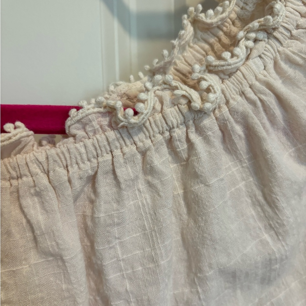 Max Studio Ivory Textured Top - Picture 3 of 6